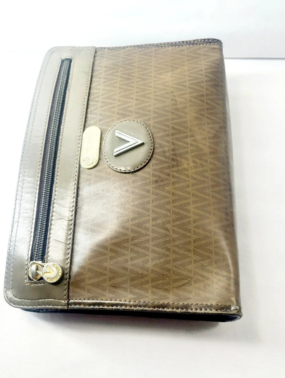 Mario Valentino Leather Clutch